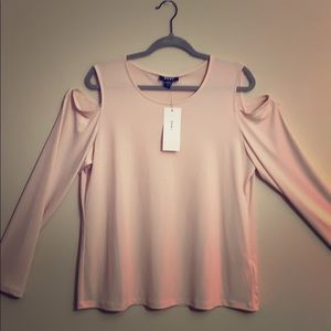 DKNY cold shoulder top NWT